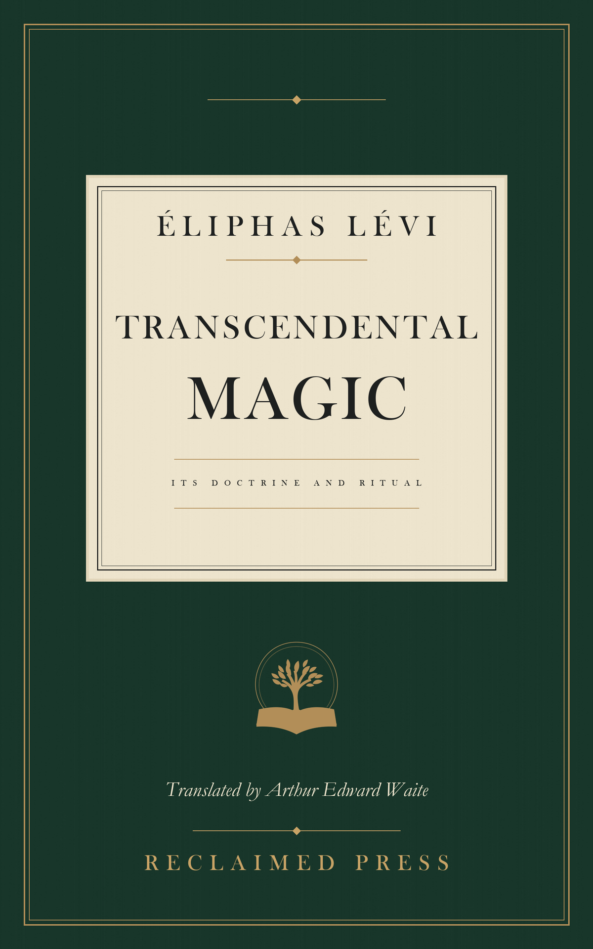 Cover of Transcendental Magic: Its Doctrine and Ritual by Éliphas Lévi